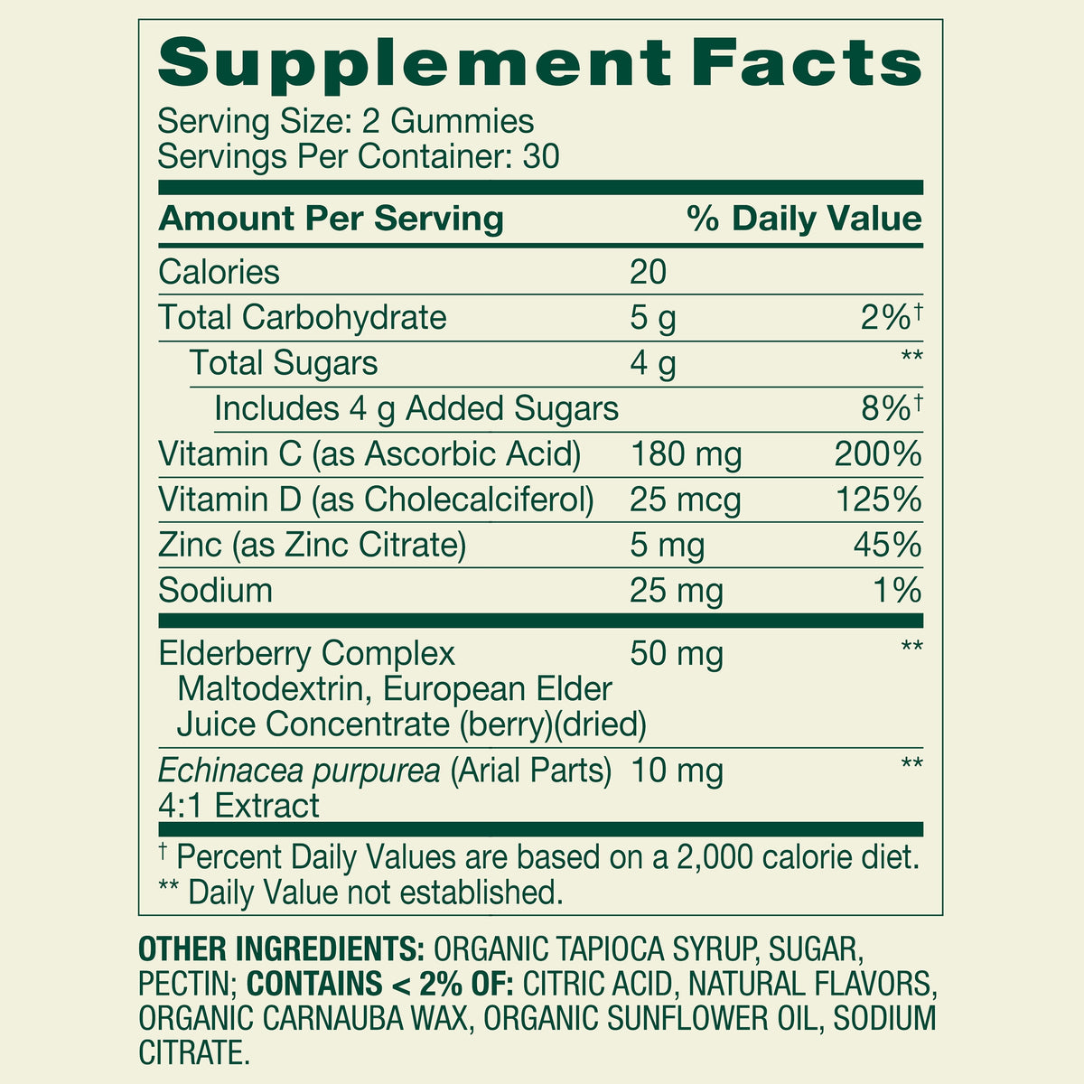 Spring Valley Immune Plus Dietary Supplement Vegetarian Gummies for Immune System Support, Elderberry, 60 Count