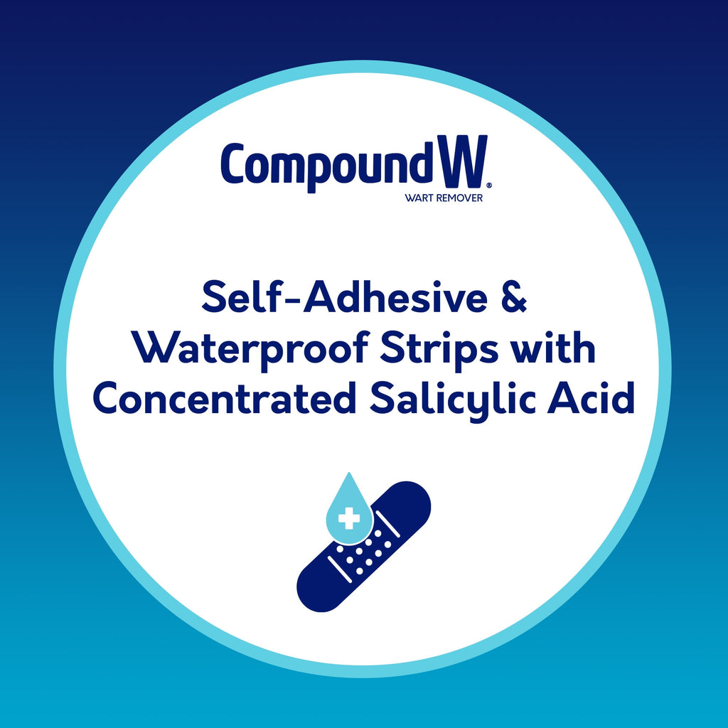 Compound W Maximum Strength One Step Wart Remover Pads, Salicylic Acid, 14 Count