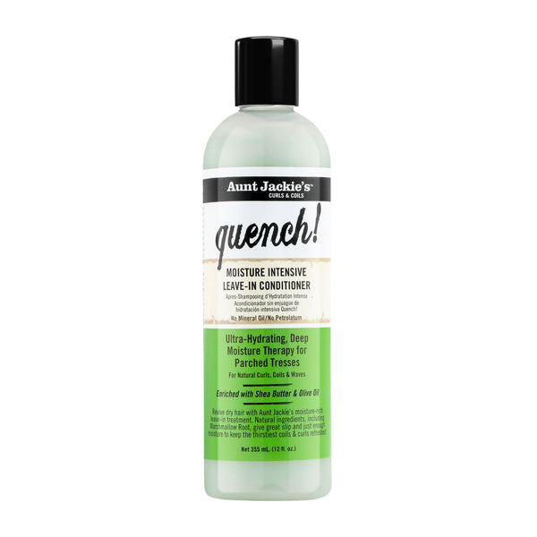 Aunt Jackie's Curls & Coils Quench Moisture Intensive Leave-in Conditioner, 12 fl oz