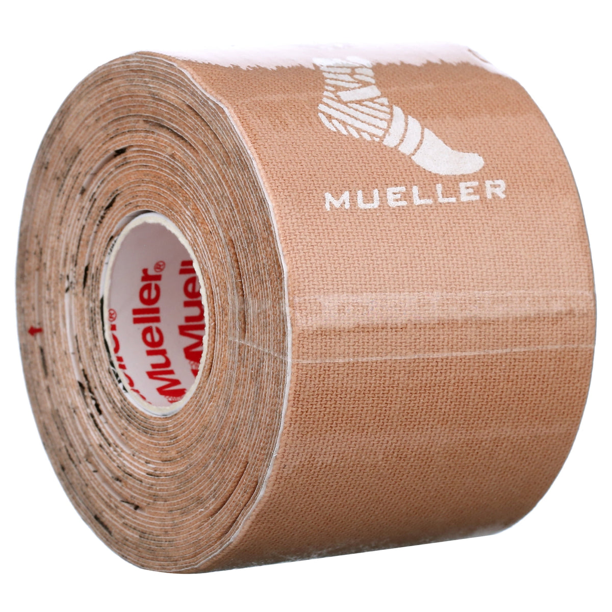 Mueller Typhoon Kinesiology Therapeutic Tape, Beige, 20 Precut I-Strips,