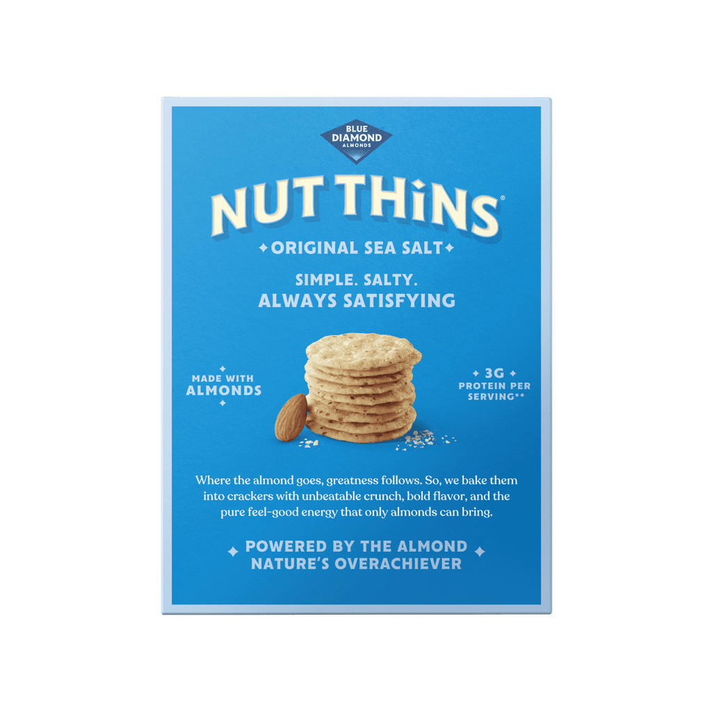 Blue Diamond Almonds, Gluten Free Almond Flavored Nut-Thins Snack Crackers,  4.25 oz. Box