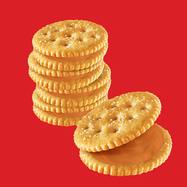 RITZ Peanut Butter Sandwich Crackers, Lunch Snacks, 1.38 oz Snack Pack