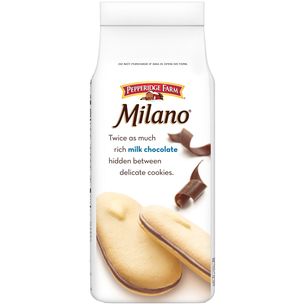 Pepperidge Farm Milano Double Milk Chocolate Cookies, 7.5 oz Bag