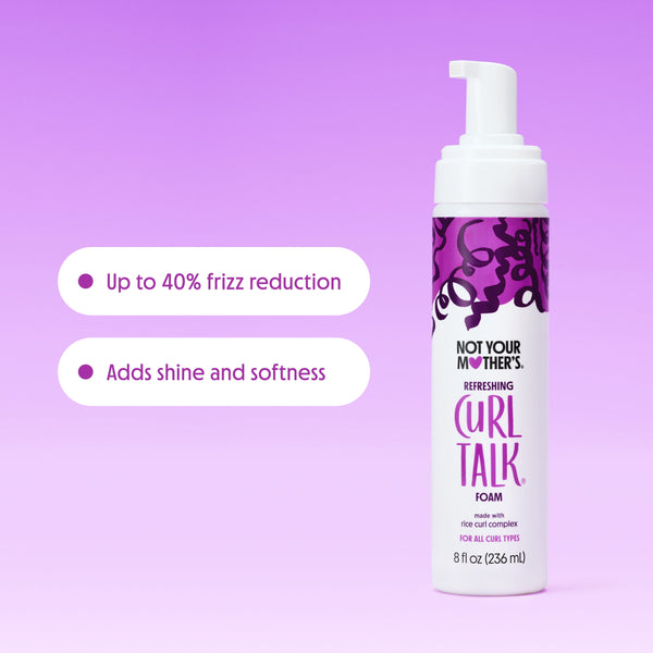 Not Your Mother's Curl Talk Refreshing Curl Foam, Redefine Curls, 8 fl oz