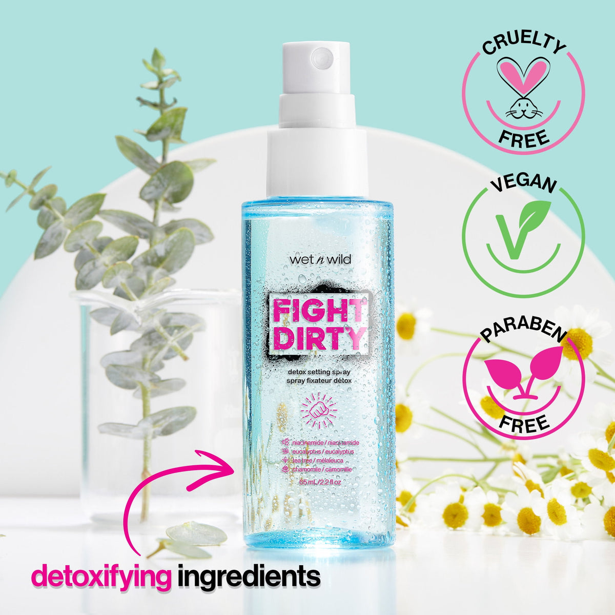 wet n wild Fight Dirty Detox Setting Spray - Detox