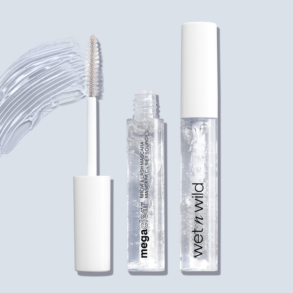 Wet n Wild Mega Clear Brow & Lash Waterproof Mascara, Clear, 0.24 oz, Eyebrow & Eyelash Enhancer