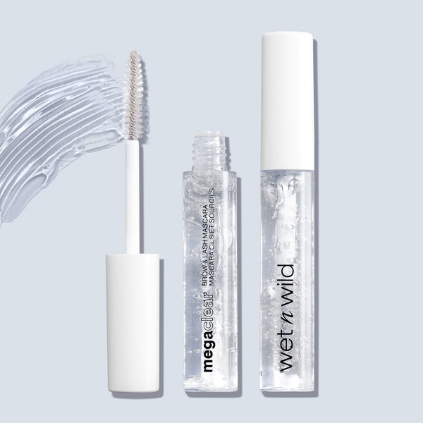 Wet n Wild Mega Clear Brow & Lash Waterproof Mascara, Clear, 0.24 oz, Eyebrow & Eyelash Enhancer