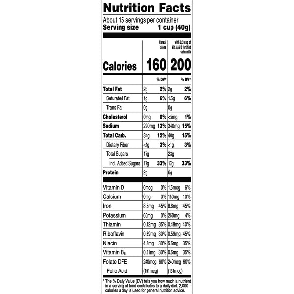 Cap'n Crunch Sweetened Corn & Oat Cereal Crunchy Berries Naturally & Artificially Flavored, 20.5 oz box