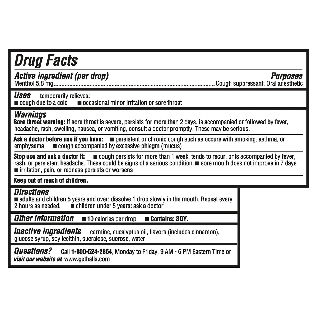 HALLS Cough and Throat Relief Cherry Cough Drops, No Synthetic Dyes, FSA/HSA Eligible, 30 Drops