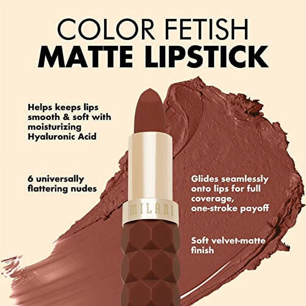 Milani Color Fetish Matte Lipstick, Tease