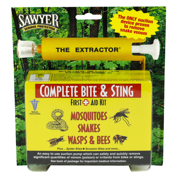 Sawyer Products Venom Extractor & Suction Pump Kit for Snake Bite, & Bee, Wasp, and Mosquito Stings