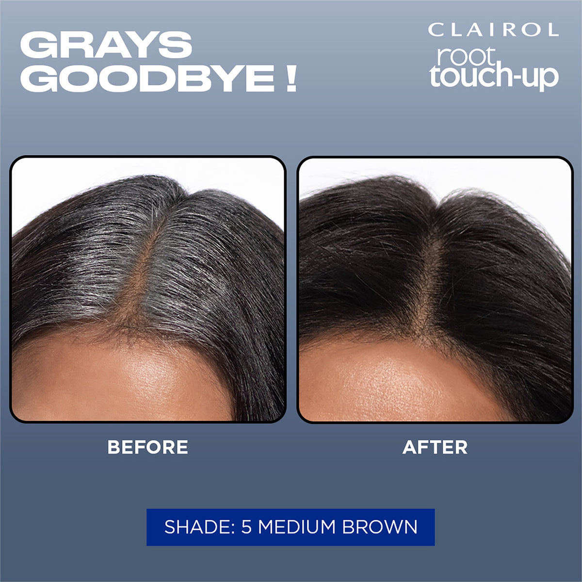 Clairol Root Touch-Up Nice'n Easy Permanent Hair Dye, 5 Medium Brown, Hair Color, 1 Kit