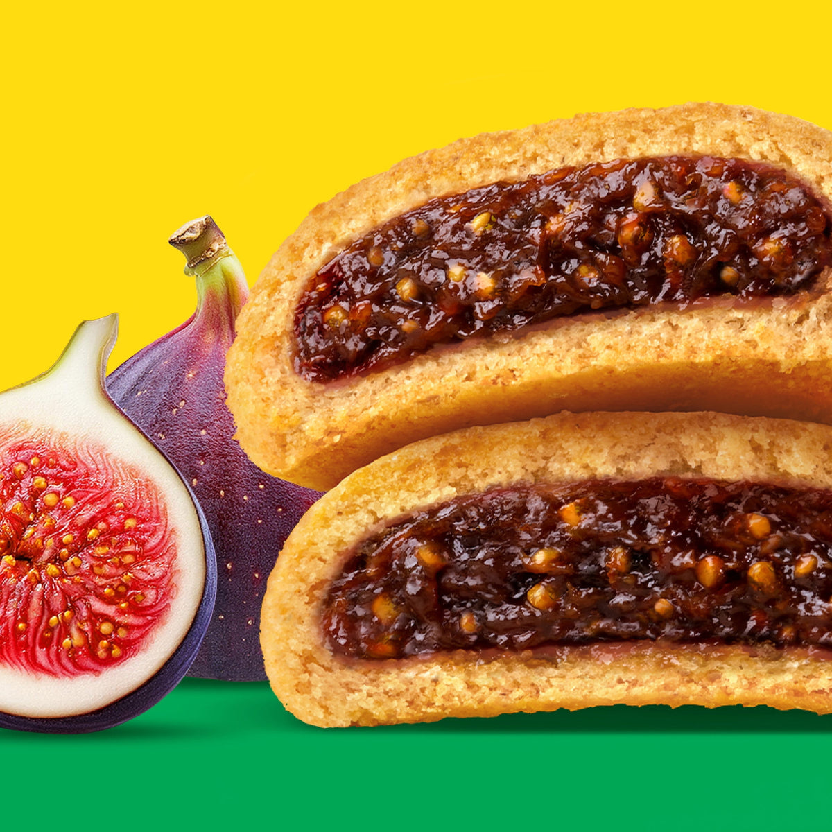 NEWTONS Fat Free Soft Baked Real Fruit Fig Bars, Fig Cookies, 10 oz