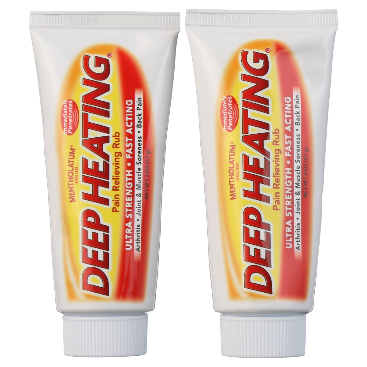Mentholatum Deep Heating Pain Relieving Rub Cream, 2 oz