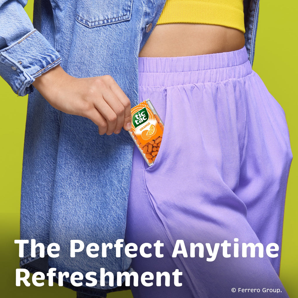 Tic Tac Orange, On-the-Go Pocket-Sized Mints, 200 pieces, 3.4 oz Single Pack