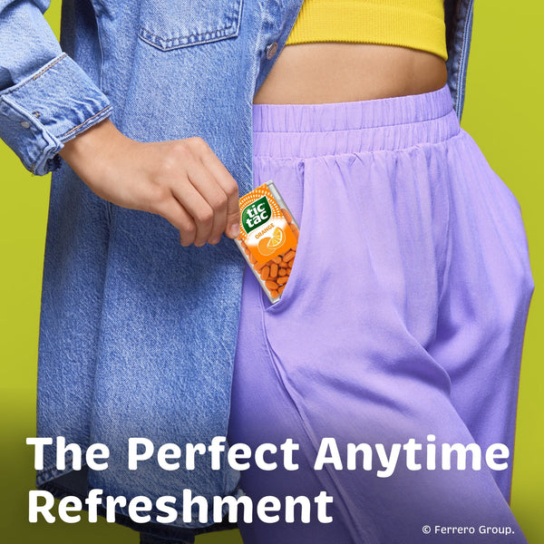 Tic Tac Orange, On-the-Go Pocket-Sized Mints, 200 pieces, 3.4 oz Single Pack