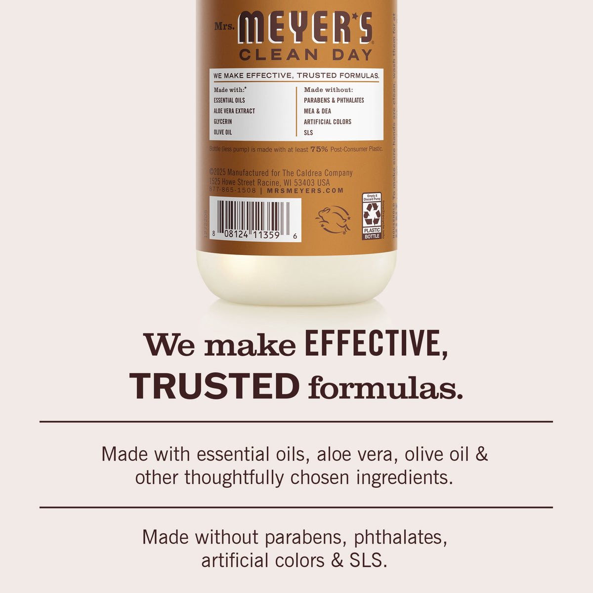 Mrs. Meyer’s Clean Day Hand Soap, Acorn Spice Scent, 12.5 Fl Oz