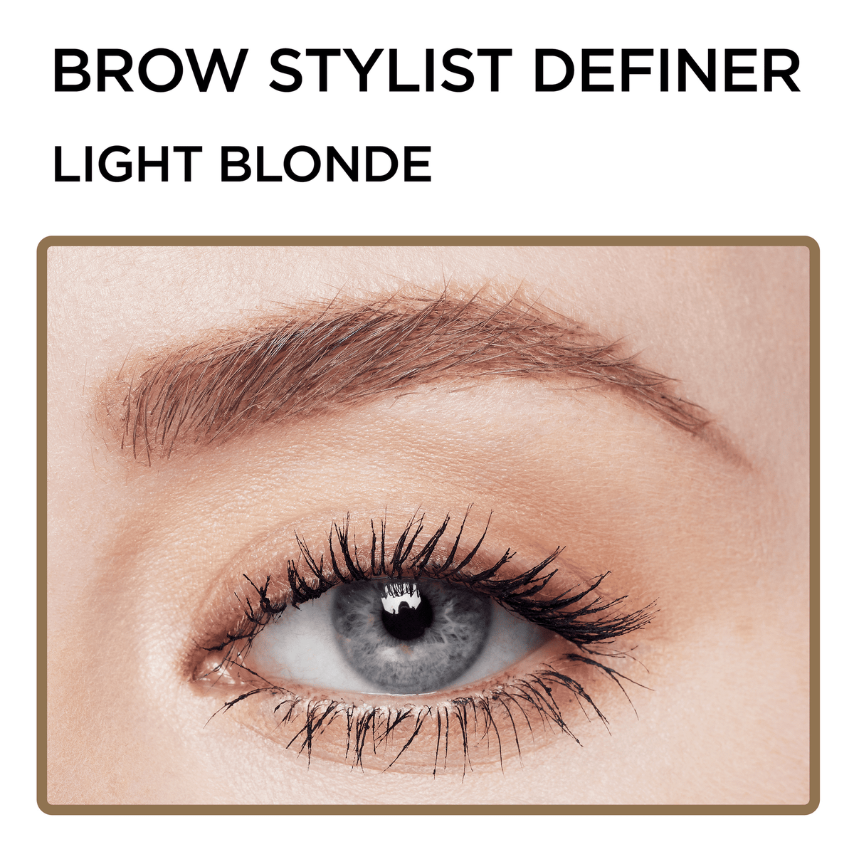 L'Oreal Paris Brow Stylist Definer Waterproof Mechanical Eyebrow Pencil, Light Blonde