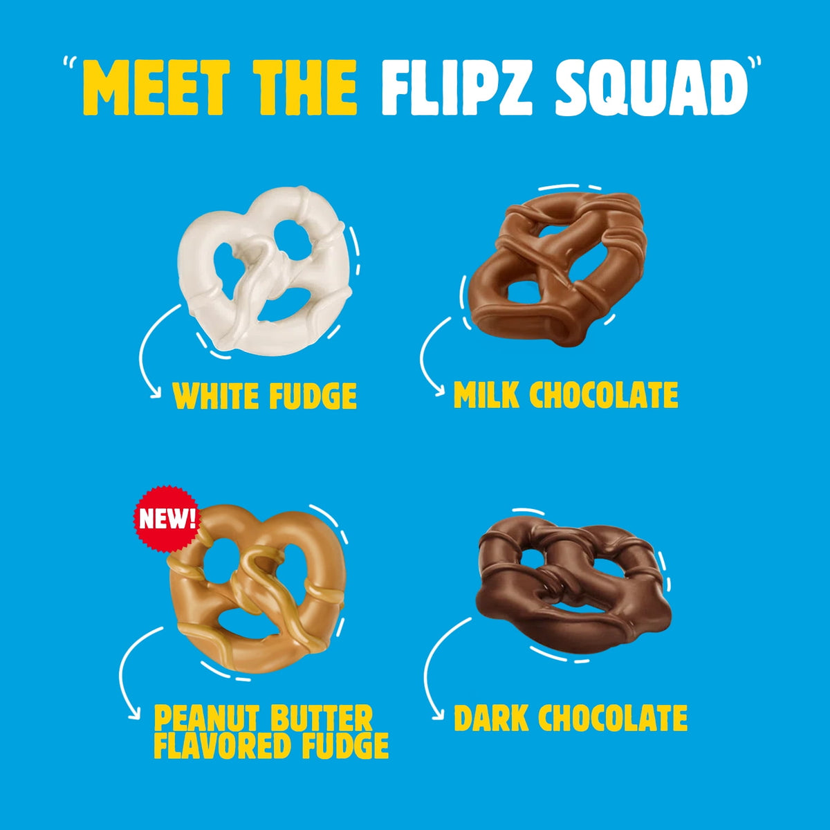 Flipz Milk Chocolate Covered Pretzels, 7.5 oz