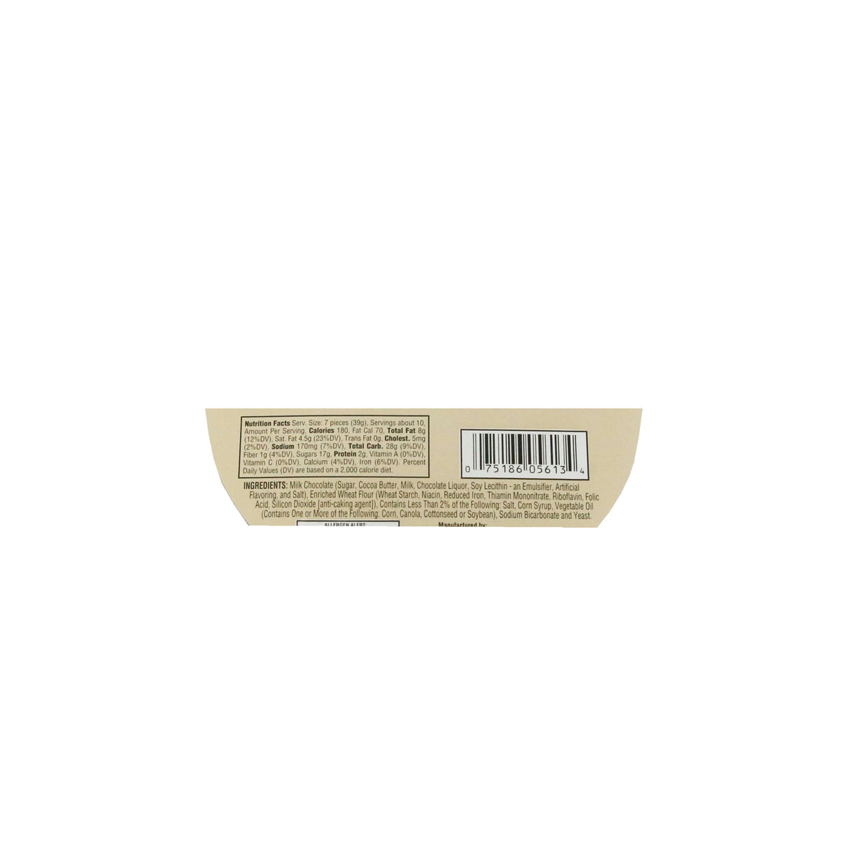 Zachary Real Milk Chocolate Covered Pretzels Snack, 14 oz. Tub