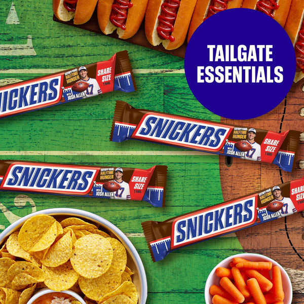 Snickers Milk Chocolate Candy Bars, Share Size - 3.29 oz