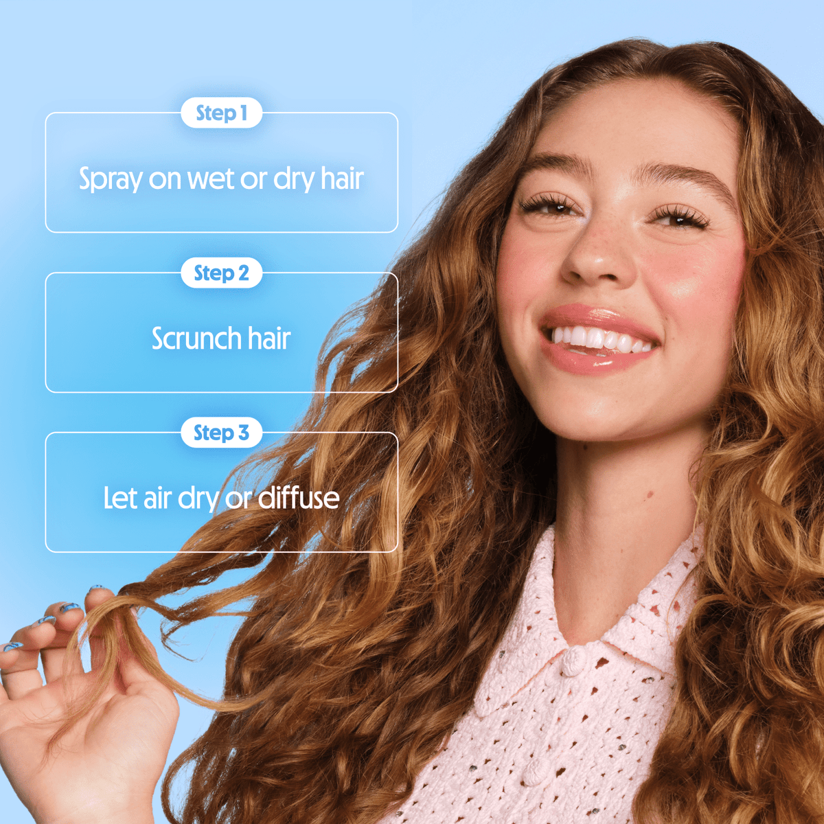 Not Your Mother's Beach Babe Texturizing Sea Salt Spray with UV Defense, Tropical Vanilla Coconut, 8 fl oz
