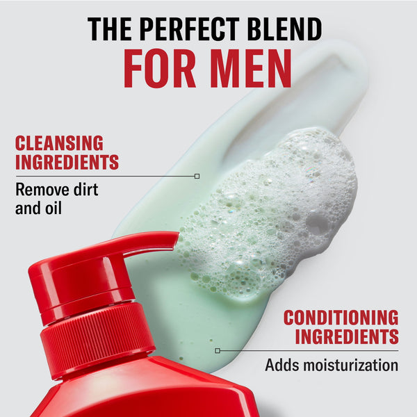 Old Spice Bearglove 2 in 1 Shampoo and Conditioner for Men, Healthier, Fuller, More Moisturized Looking Hair, 21.9 fl oz
