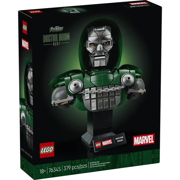 LEGO Marvel Doctor Doom Bust Building Set for Adults 76345