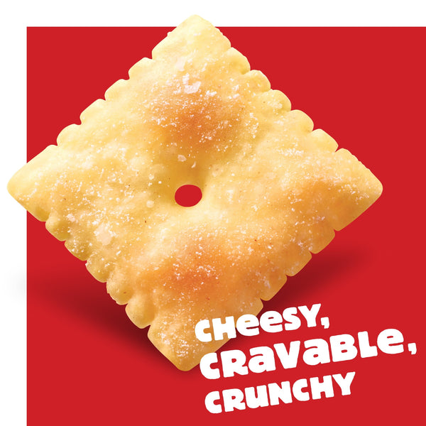 Cheez-It White Cheddar Cheese Crackers, Baked Snack Crackers, 21 oz