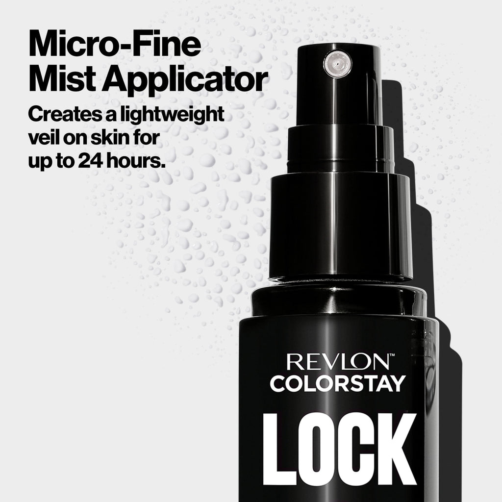 Revlon ColorStay Lock Setting Mist Spray, Lightweight, Longwear, Setting Mist, 1.9 fl oz