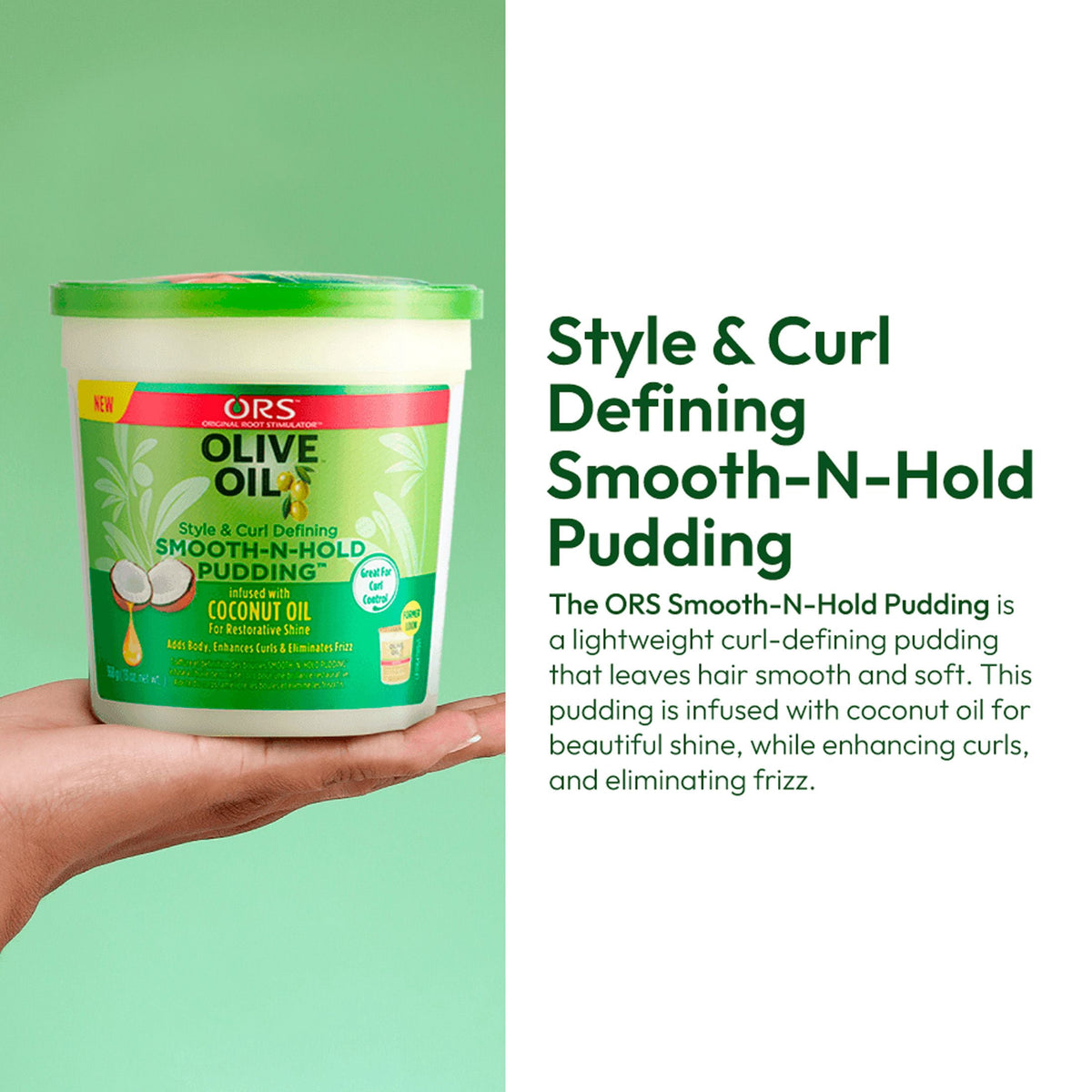 ORS Olive Oil Style & Curl Defining Smooth-N-Hold Pudding 13 oz