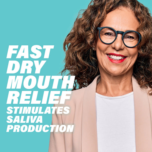 ACT Dry Mouth Moisturizing Gum With Xylitol, Soothing Mint, 20 ct.