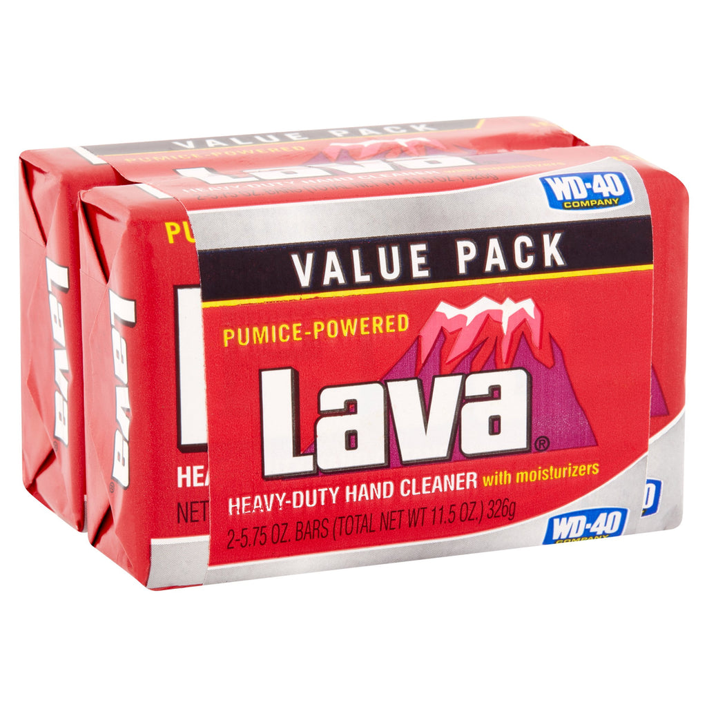 Lava Heavy-Duty Hand Cleaner Bar Soap, 5.75 oz (Twin Pack)