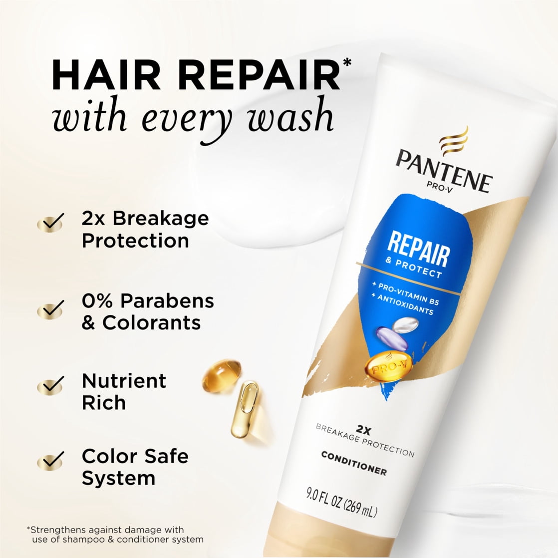 Pantene Pro-V Conditioner Repair and Protect, 9.0 fl oz
