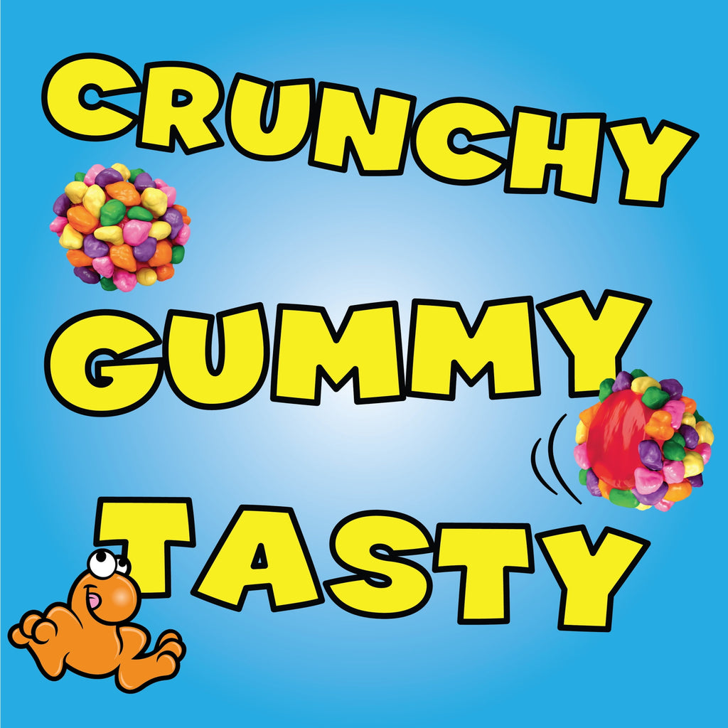 NERDS Gummy Clusters, Candy, Rainbow, Crunchy and Gummy, 3 oz Box
