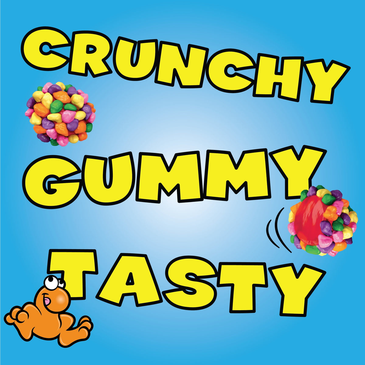 NERDS Gummy Clusters, Candy, Rainbow, Crunchy and Gummy, 3 oz Box