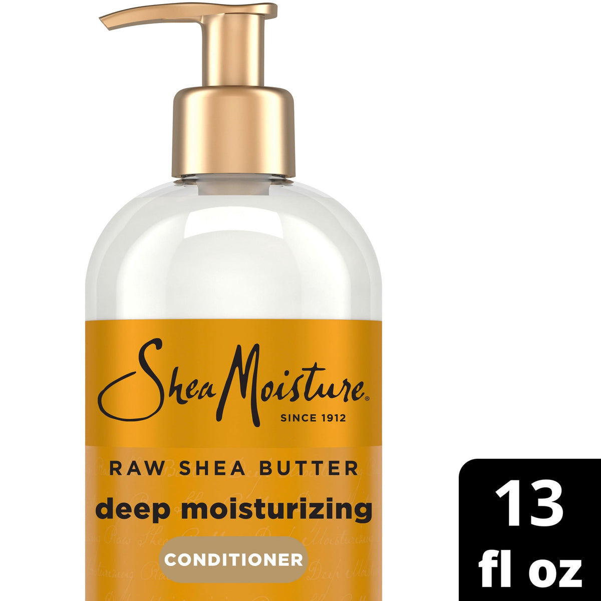SheaMoisture Conditioner for Curly Hair Restorative Raw Shea Butter Deep Moisturizing Conditioner, 13 fl oz