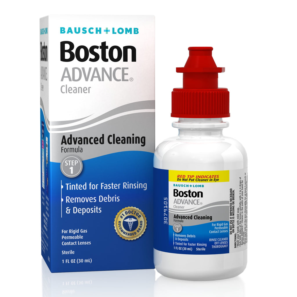 Boston ADVANCE Cleaner Eye Lens Saline Solution for Rigid Gas Permeable Lenses, 1 floz