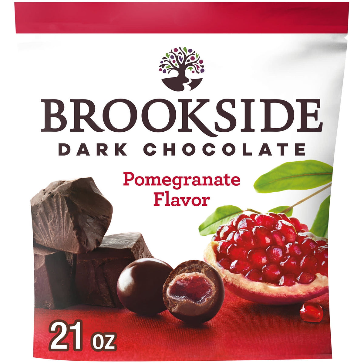 Brookside Dark Chocolate and Pomegranate Flavored Snacking Chocolate, Bag 21 oz