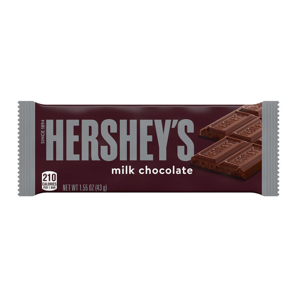 Hershey's Milk Chocolate Full Size Candy Bar, 1.55 oz