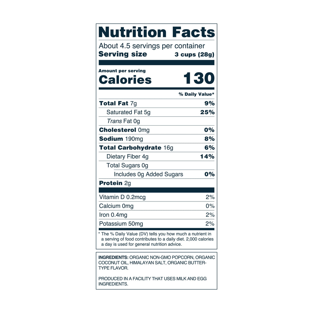 LesserEvil Himalayan Gold Organic Popcorn, 4.6 oz