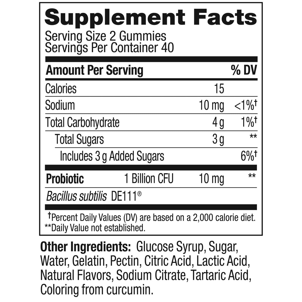 OLLY Probiotic Gummy, Immune & Digestive Health, Probiotic Supplement for Adults, Mango, 50 Count