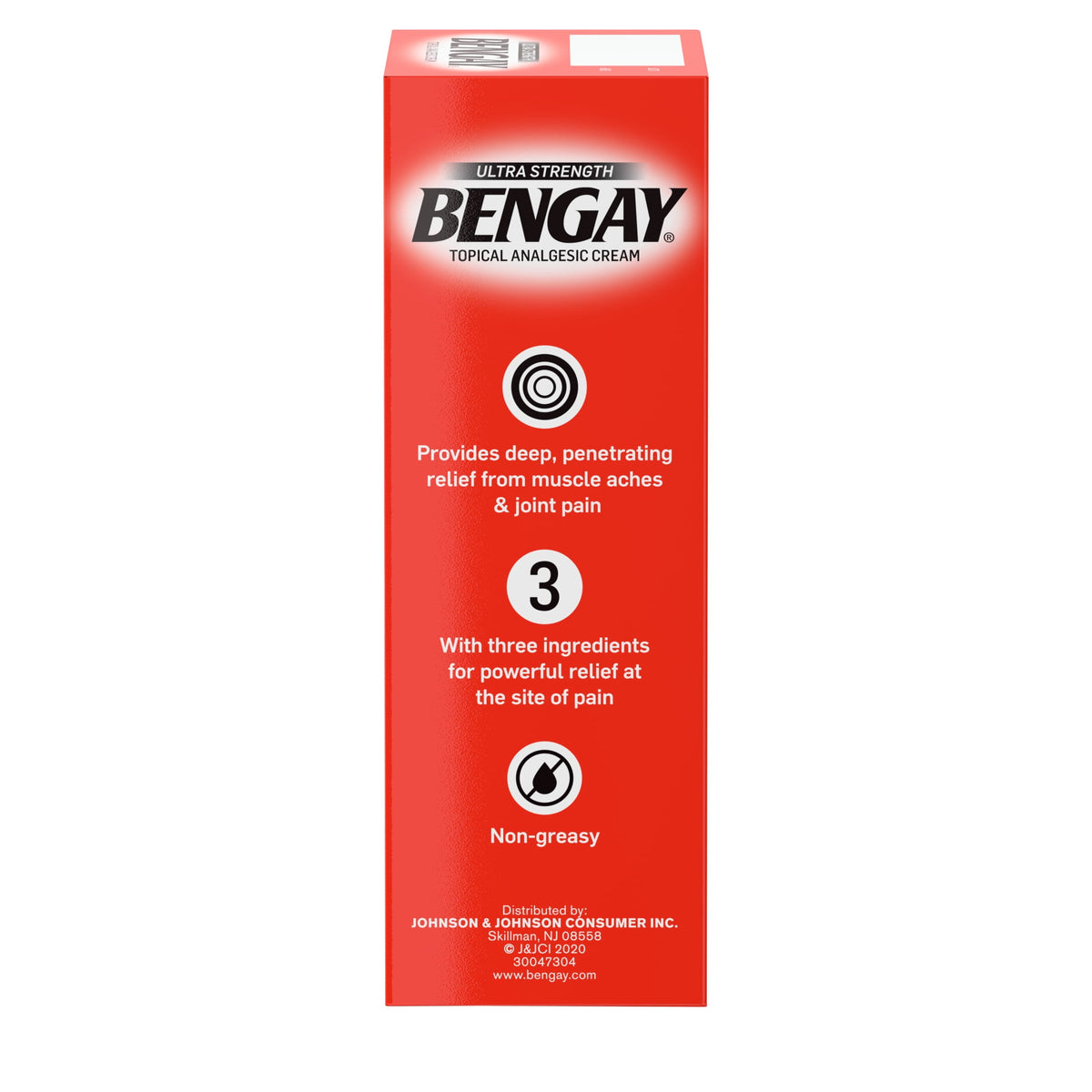 Ultra Strength Bengay Non-Greasy Topical Pain Relief Cream, 2 oz