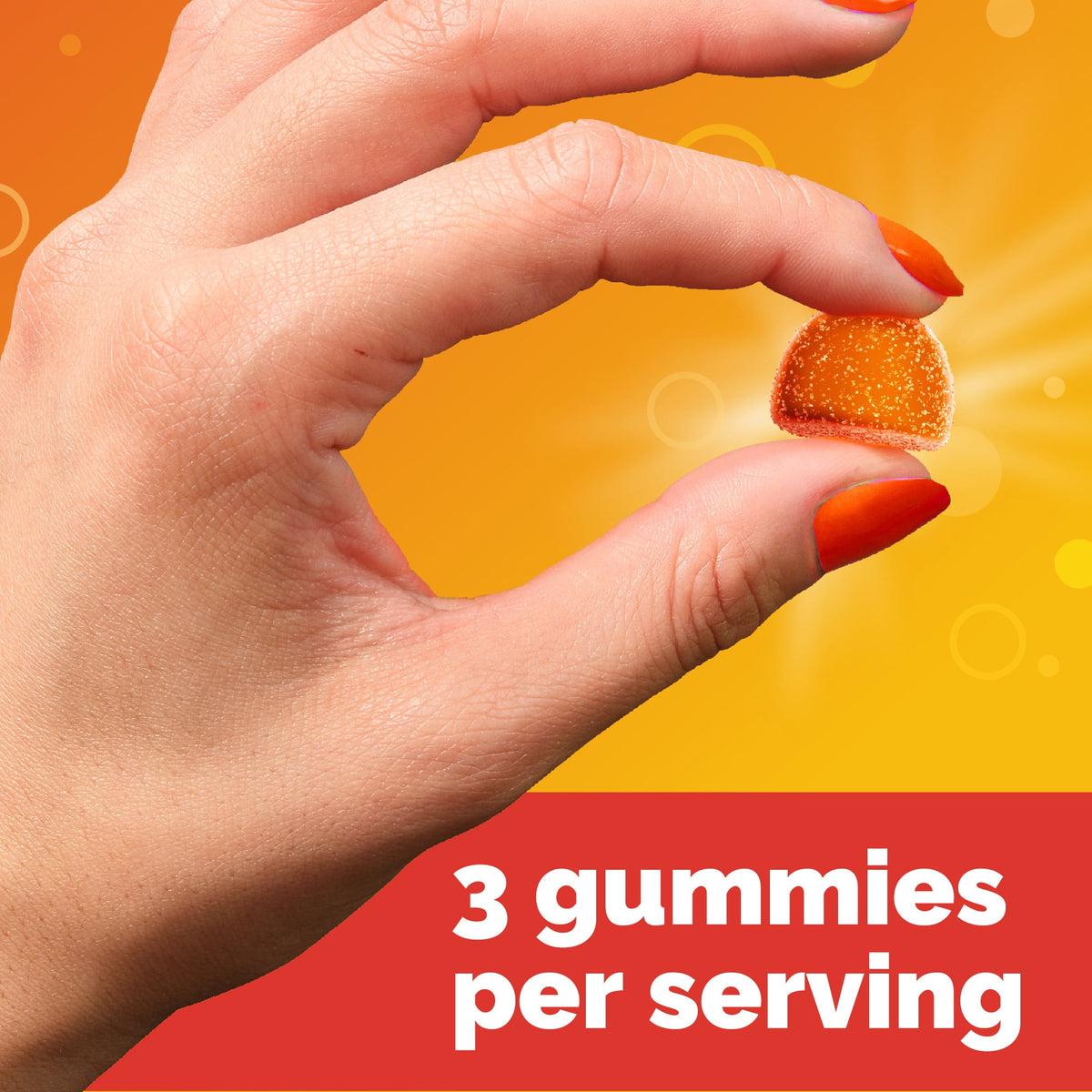 Emergen-C Adult Vitamin C Immunity Supplement Gummies, Fruit Flavors, 45 Ct