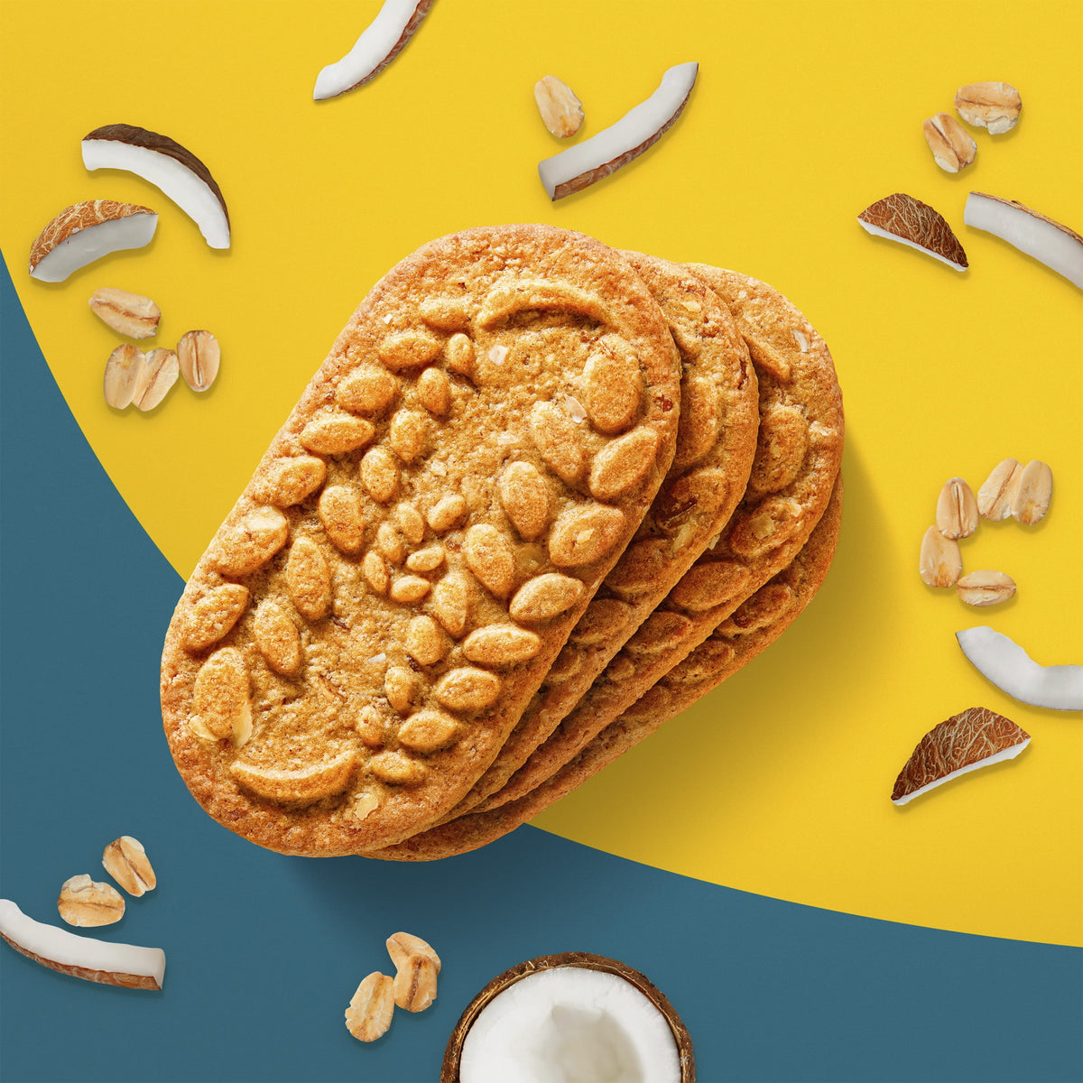 belVita Breakfast Bars Biscuits, Toasted Coconut, 5 Packs (4 Biscuits Per Pack)