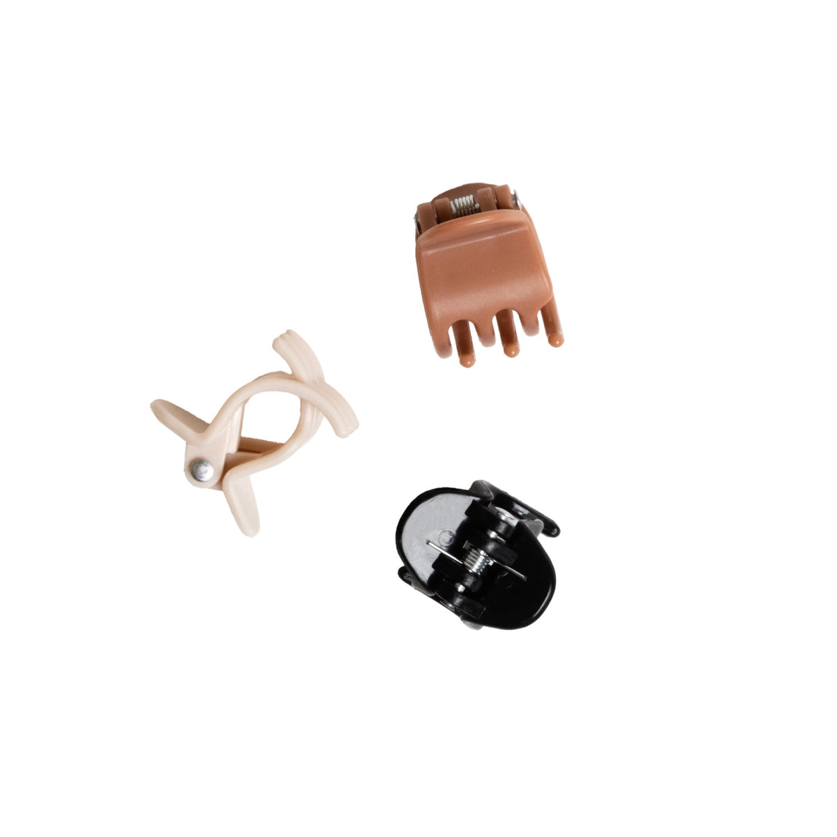 Goody Classic Mini Claw Clips, Assorted Colors, Slide-Proof Grip for All Hair Types, 12 Count