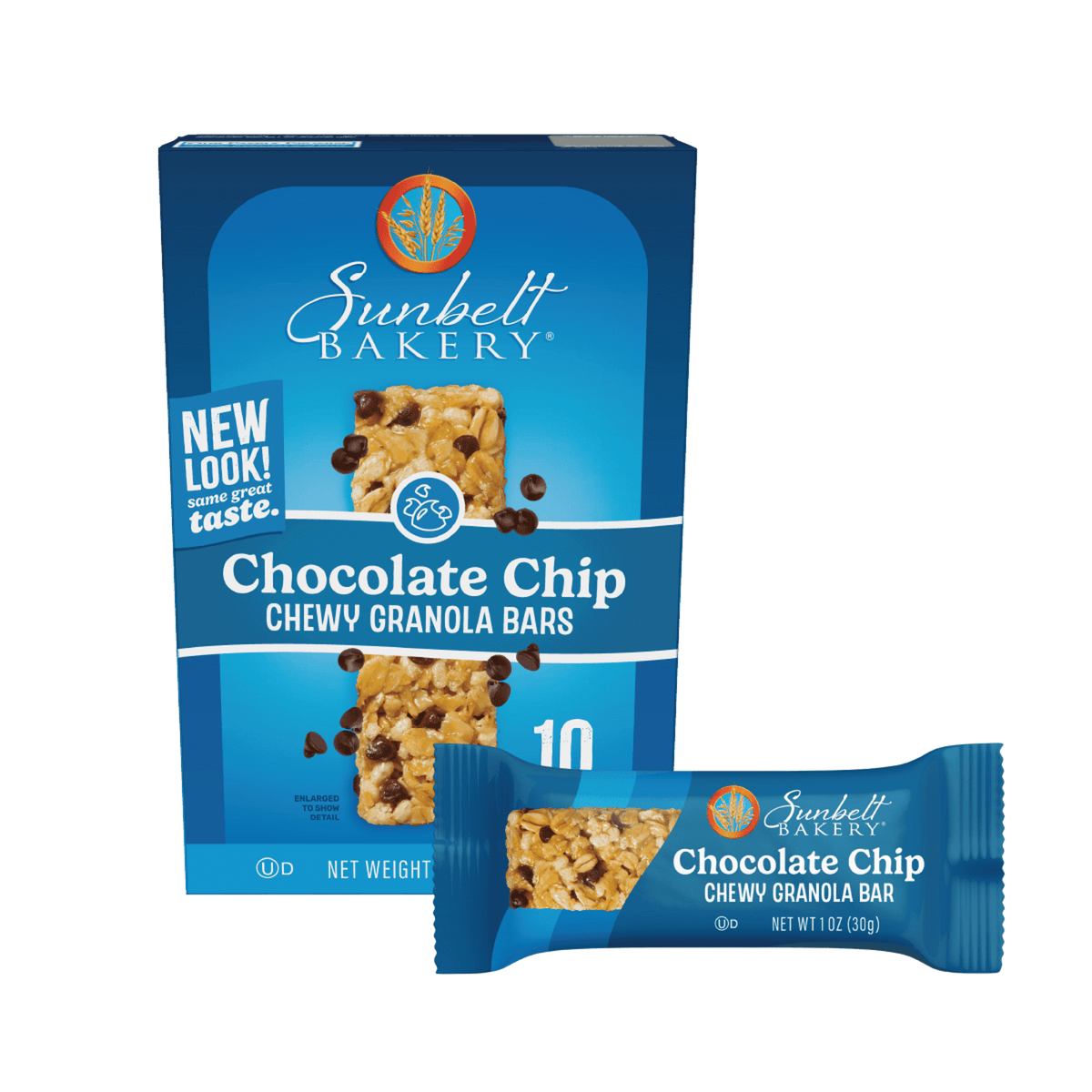 Sunbelt Bakery Family Pack Chocolate Chip Chewy Granola Bars, 10 Count