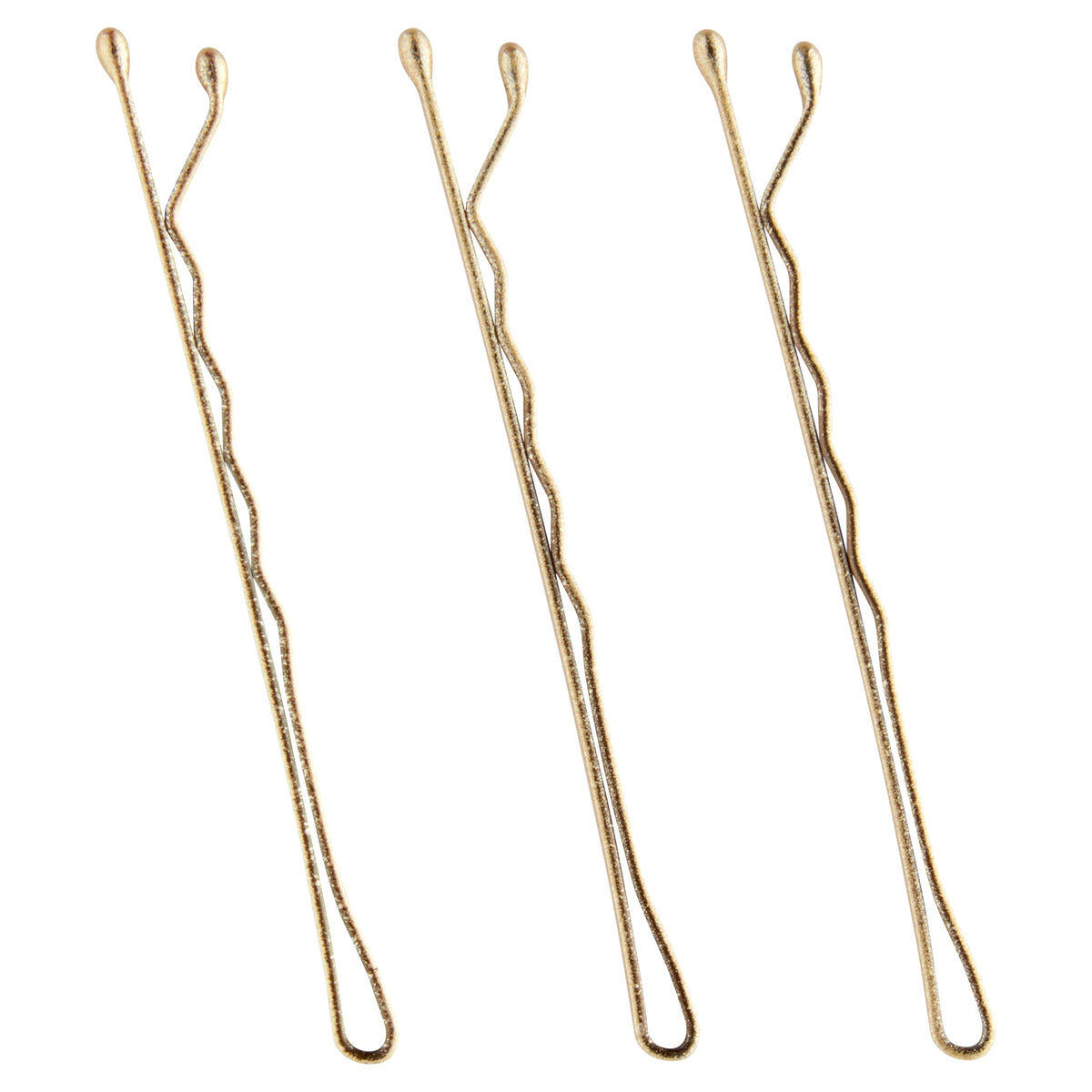 Goody Blonde Bobby Pins, Slide Proof Grip Comfort Tip, Pain Free Wear, Blonde, 48Ct