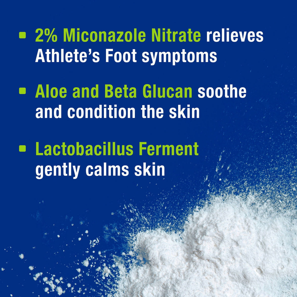 Zeasorb Super Absorbent Foot & Body Powder with Odor Control, 2.5oz