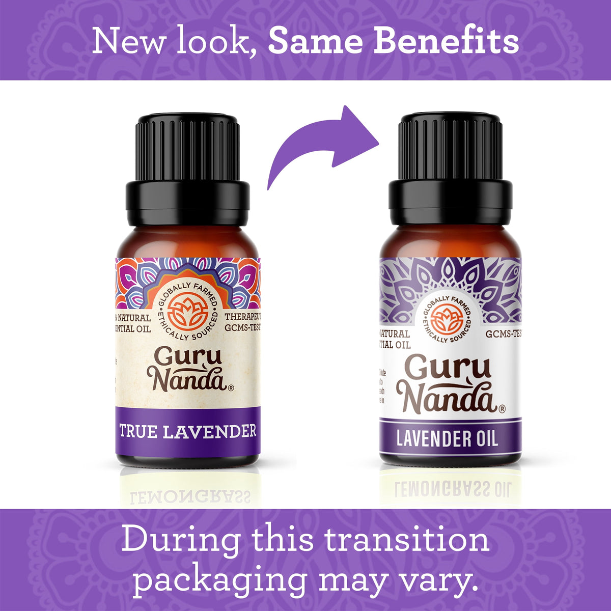 GuruNanda Pure & Natural Lavender Essential Oil, Aromatherapy & Diffuser, 15 mL